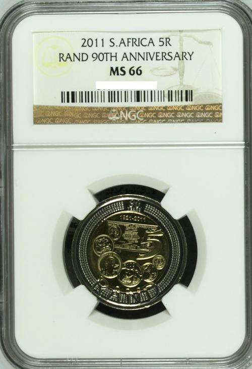 MS66 2011 SARB R5 - NGC - VERY HIGH GRADE COIN