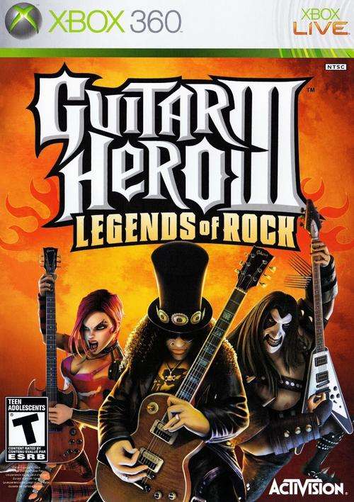 XBOX 360 - GUITAR HERO 3