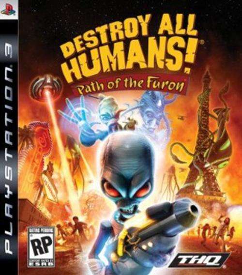 PS3 - DESTROY ALL HUMANS - PATH OF THE FURON - AS NEW