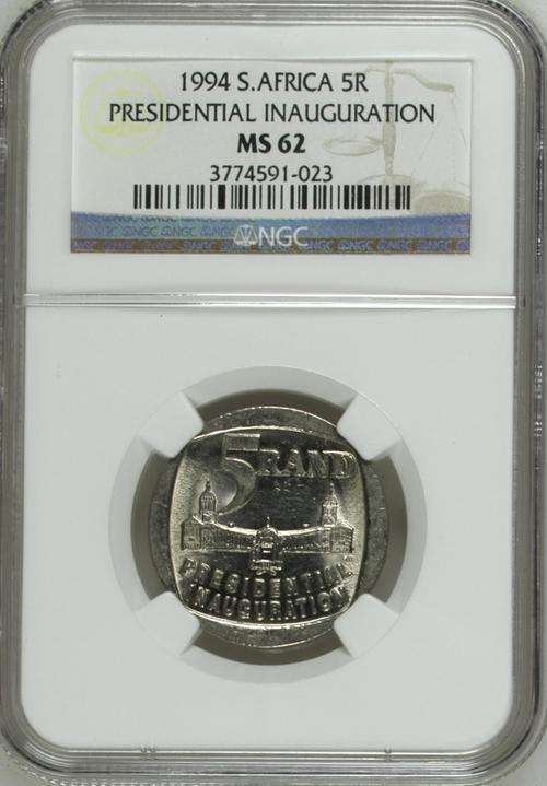 MS62 - NGC - 1994 INAUGURATION R5 - BUILDINGS IN FRONT