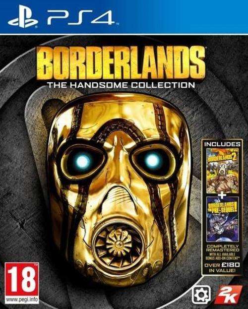 PS4 - BORDERLANDS THE HANDSOME COLLECTION - 2 GAMES ON 1 DISC - AS NEW