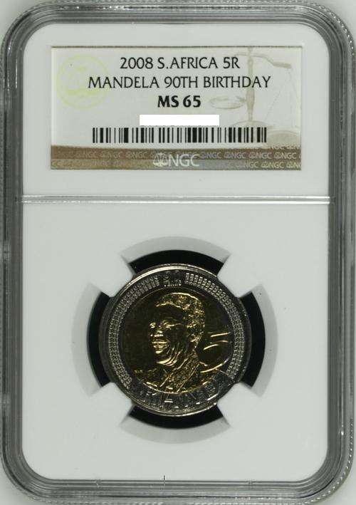 MS65 - 2008 MANDELA BDAY R5 - HIGH GRADE