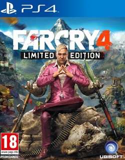 PS4 - FARCRY 4 LIMITED EDITION - AS NEW
