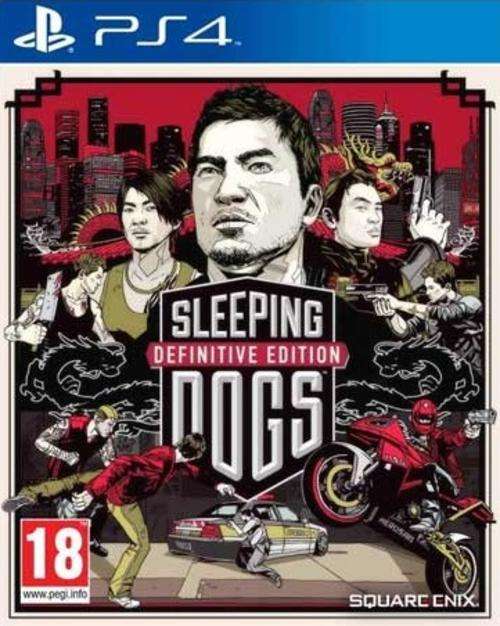 PS4 - SLEEPING DOGS DEFINITIVE EDITION - AS NEW