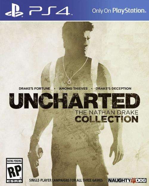 PS4 - UNCHARTED THE NATHAN DRAKE COLLECTION *** 3 GAMES ON 1 DISC