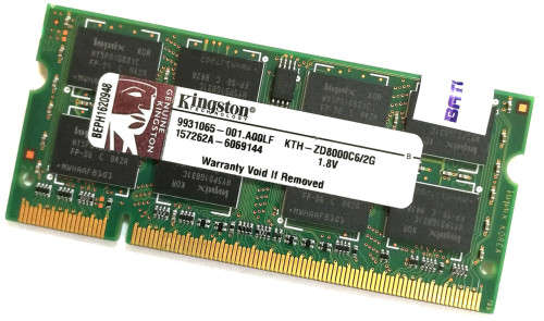 Kingston 2GB 200-Pin DDR2 SO-DIMM Unbuffered DDR2 800 Notebook RAM | Laptop Memory