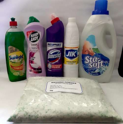 Detergent Combo  Dishwashing Liquid  Washing Powder  Bleach  Fabric Softener - Rejects