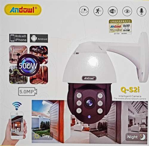 Andowl Wireless Pan and Tilt Camera WiFi or IP Camera with Motion Detection and Night Vision