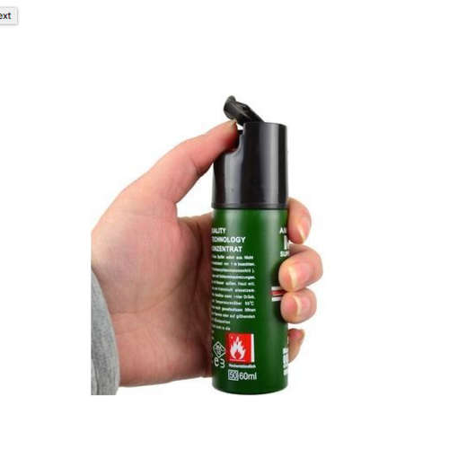 American Style Nato Super-Paralisant Self Defense Pepper Spray CS-GAS 110ml