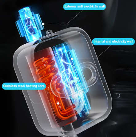 Instant Electric Water Heater - Fast Heating (3 Seconds)