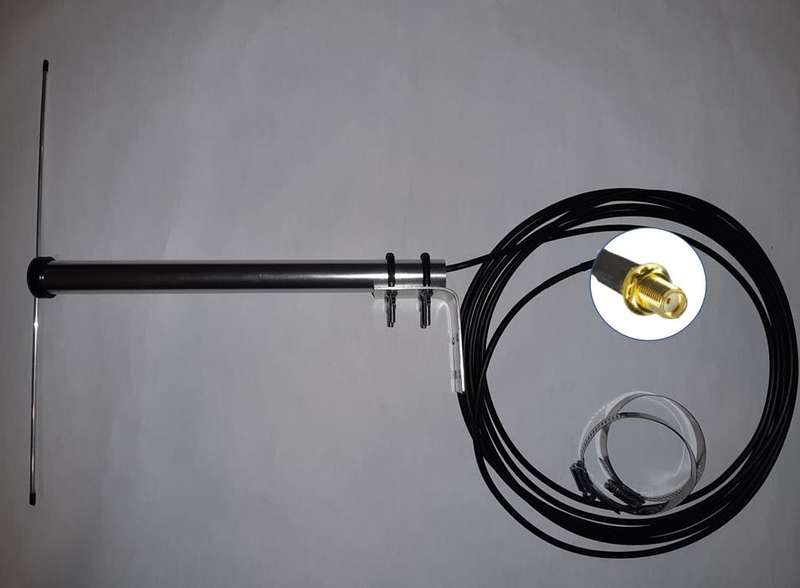 400 - 470 MHz UHF Base Dipole Antenna | Long range Antenna for Baofeng 2-Way Radios | SMA Female