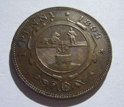 1893 ZAR Penny RESERVED FOR IMOJOY