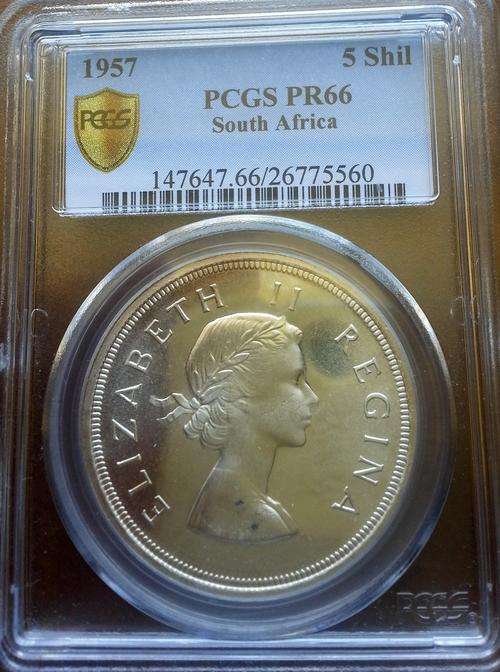 1957 Proof Crown Graded PR66 by PCGS
