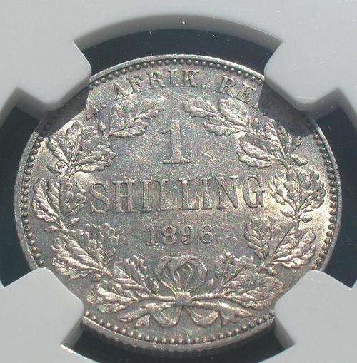 1896 SHILLING GRADED AU55 RESERVED FOR NAUDENE