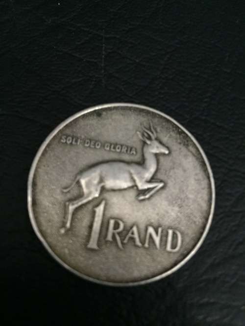 1966 English SILVER R1 Van Riebeeck head coin !!!!!!!!!