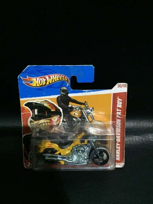 Hot wheels Harley Davidson fat boy boxed!!!!!