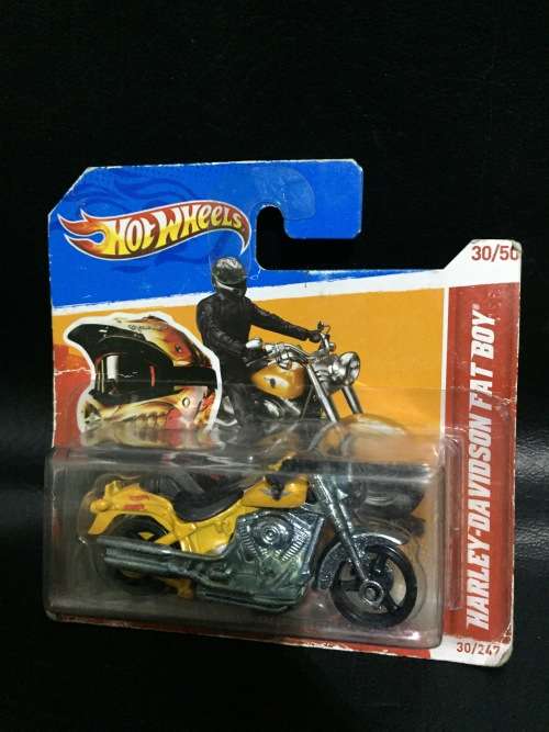 Hot wheels Harley Davidson fat boy boxed!!!!!