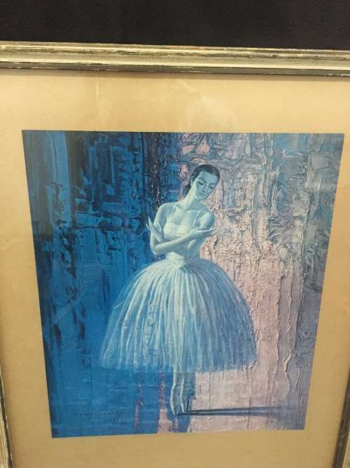 Tretchiko print of ballerina size 41cm x 49cm!!!!!!