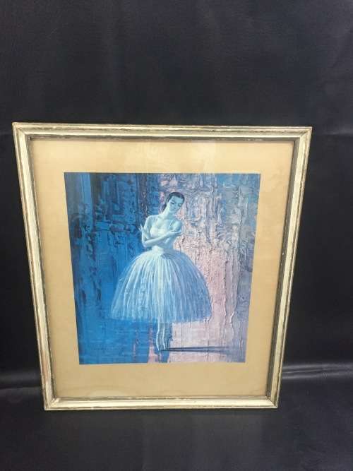 Tretchiko print of ballerina size 41cm x 49cm!!!!!!
