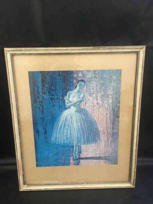 Tretchiko print of ballerina size 41cm x 49cm!!!!!!