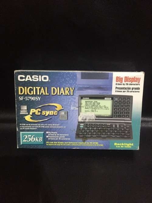 Casio digital diary sf-5790sy  working in box !!!!