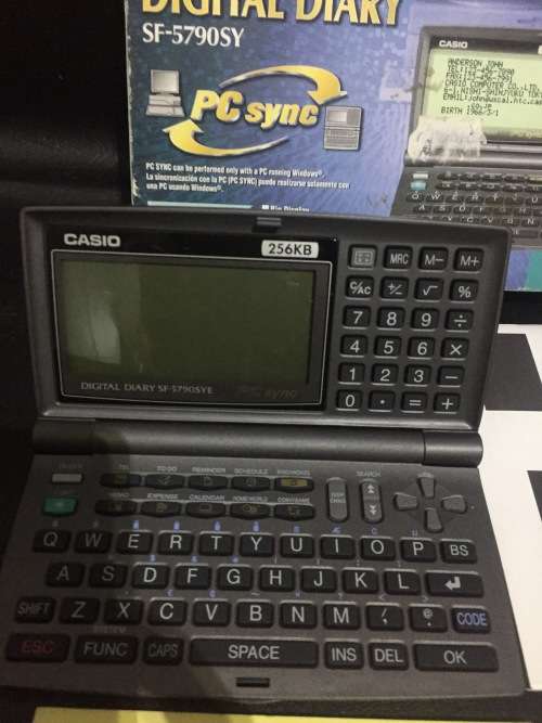 Casio digital diary sf-5790sy  working in box !!!!