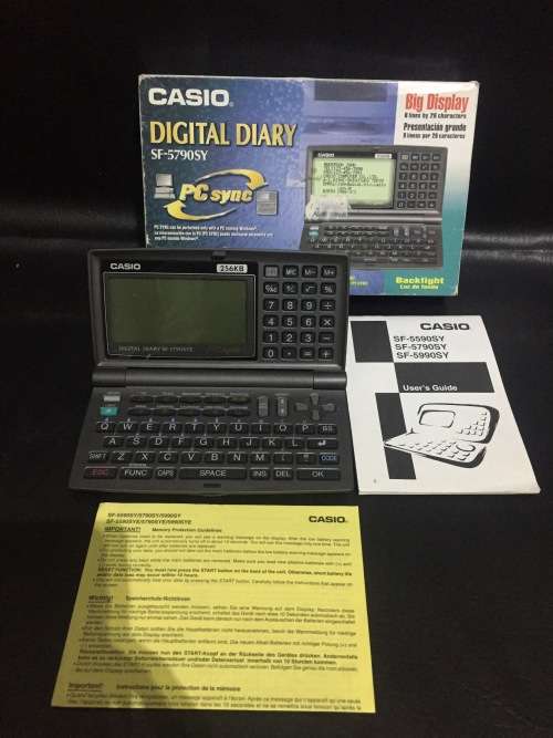 Casio digital diary sf-5790sy  working in box !!!!