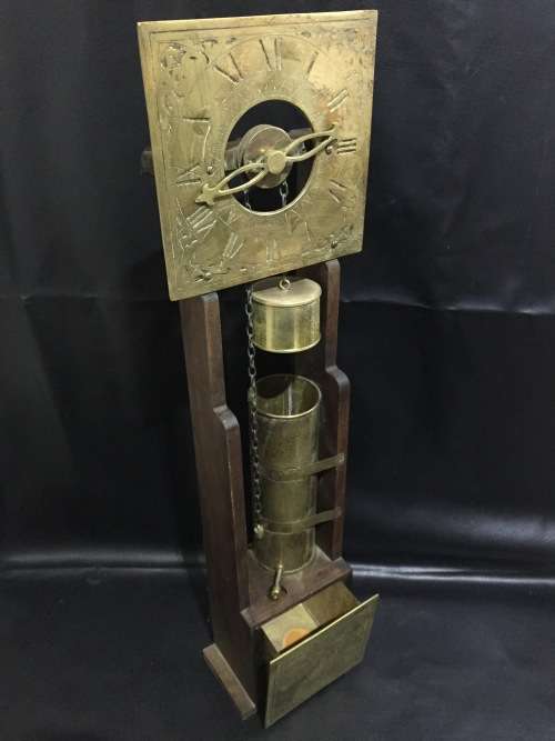 Beautiful Brass and wood water clock!!!!!!!!!!
