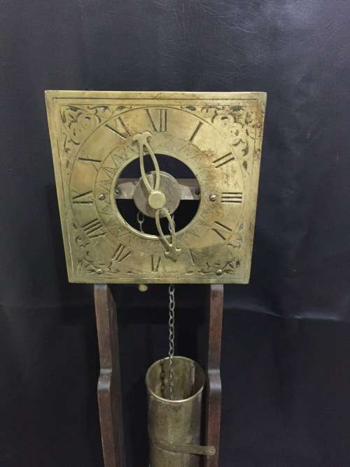 Beautiful Brass and wood water clock!!!!!!!!!!