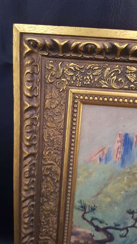 Beautiful oil on board signed by artist !!!!