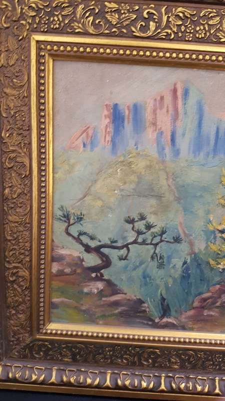 Beautiful oil on board signed by artist !!!!