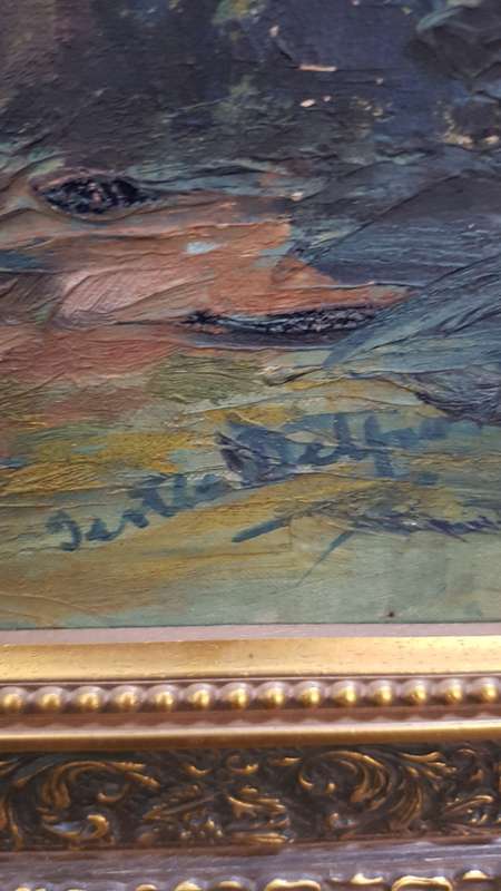 Beautiful oil on board signed by artist !!!!