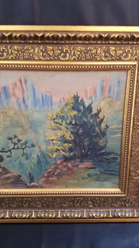 Beautiful oil on board signed by artist !!!!