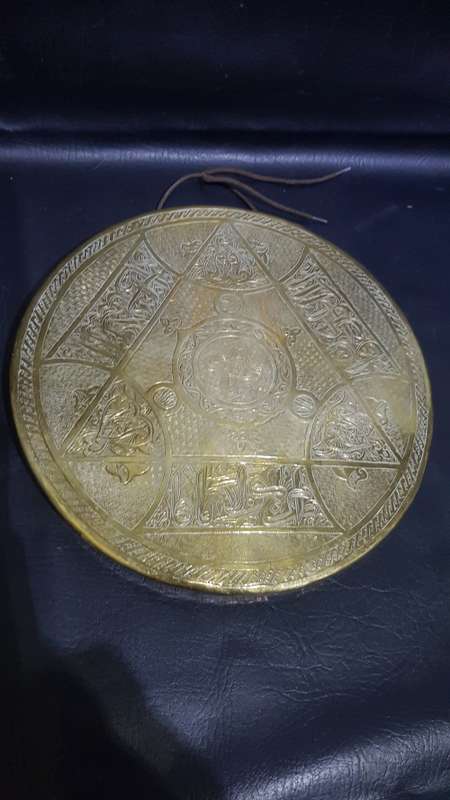 Large brass Gong plate only really loud sound!!!!!