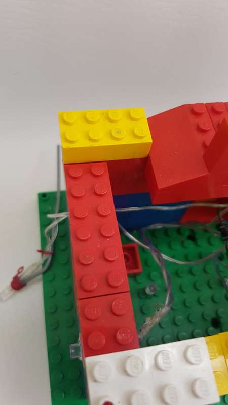 Lego house with hand made led lights working!!!!