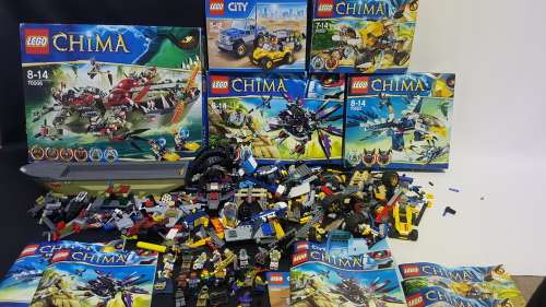 Large collection of Lego Chima please note that they are mixed and I'm note sure if they complete!!!