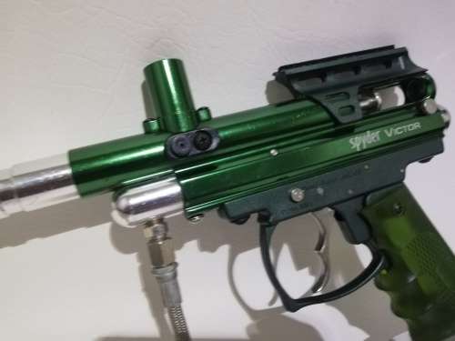 Candy apple green Spider Victor paintball gun!!!!