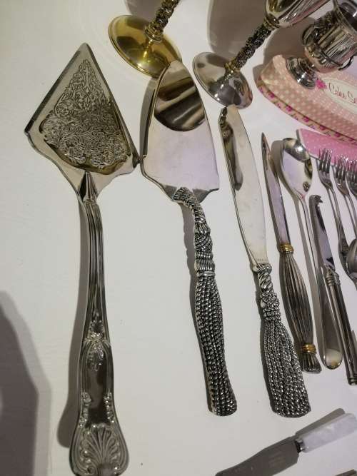 Super large Collection of silver plated items bid for all!!!!!