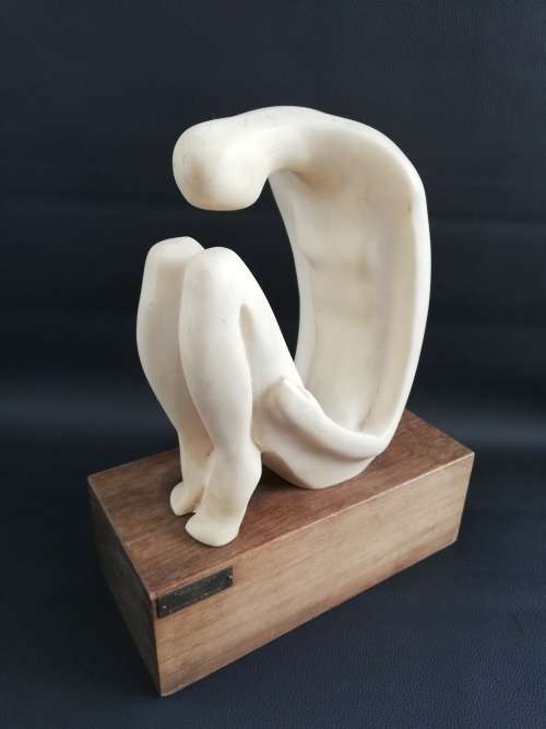 Humility by Solomon Miphiri Original sculpture SA Reg Design copyricht R Levy!!!!!!