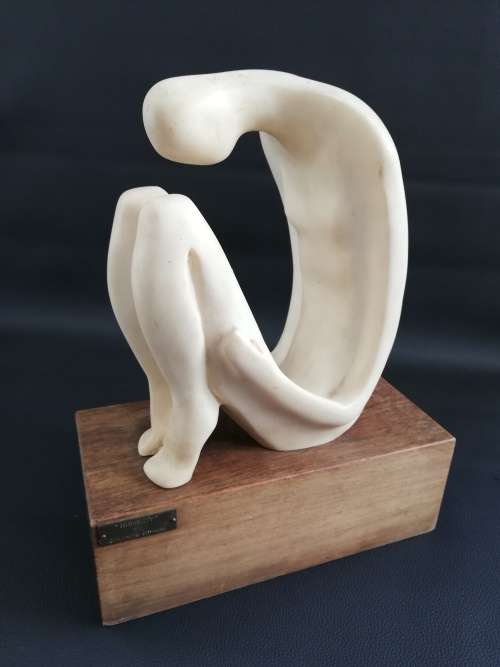 Humility by Solomon Miphiri Original sculpture SA Reg Design copyricht R Levy!!!!!!