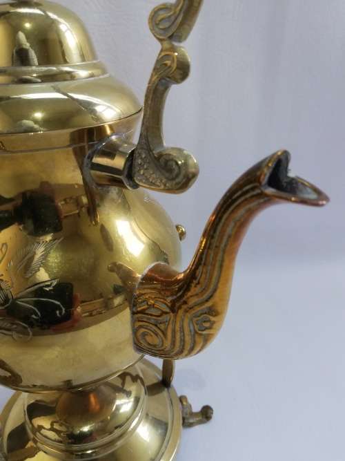 Beautiful Highly detailed brass Kettle!!!