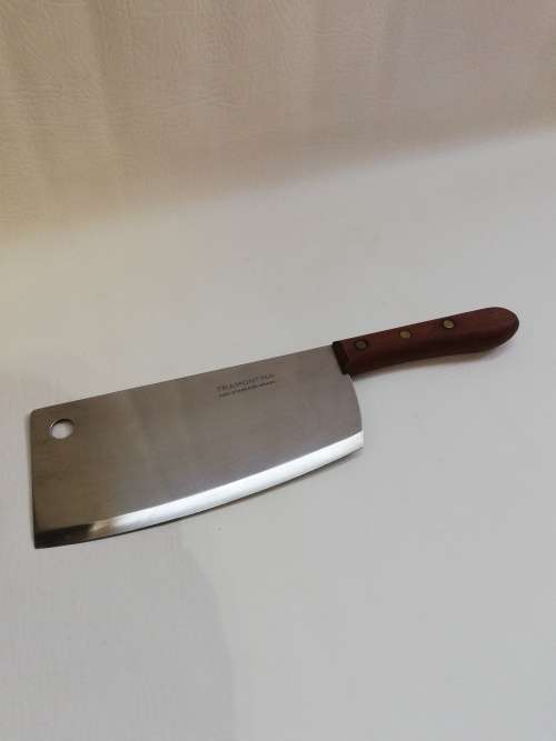 Large Tramontina inox stainless brasil meat cleaver!!!!