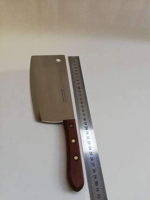 Large Tramontina inox stainless brasil meat cleaver!!!!