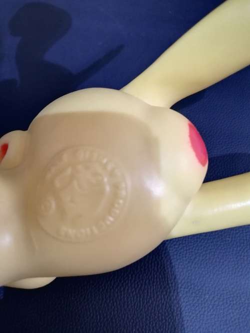 RARE 24CM TALL PLUTO LEBRAPLASTICS WALTDISNEY ITALY 1980s COLLECTOR'S TOY!!!!!!!