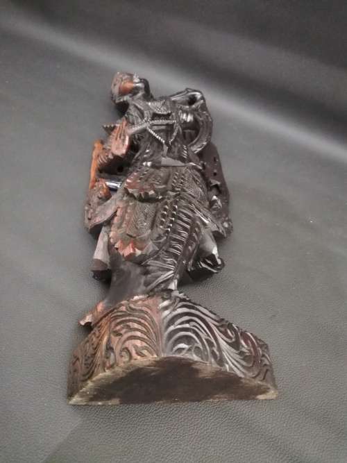 Stunning large 42cm  Highly detailed hand carved solid wooden figure!!!