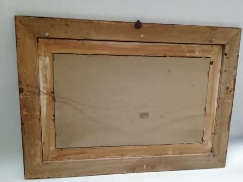 Beautiful vintage prints of ships with wooden frame 67cm x 48cm!!!!