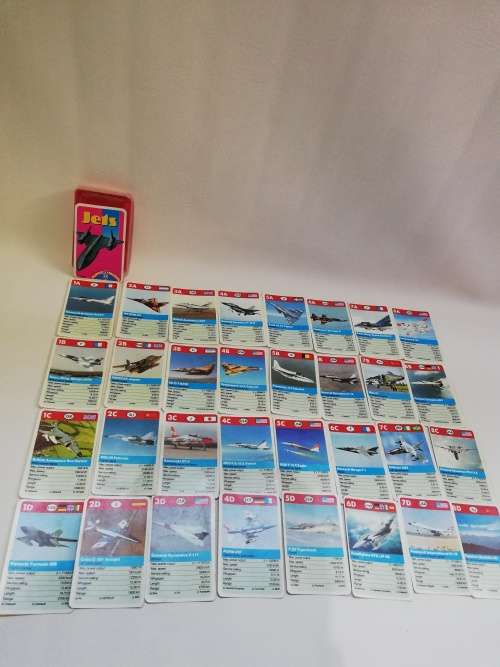 Vintage Super Trumps Jets made in western Germany!!!!