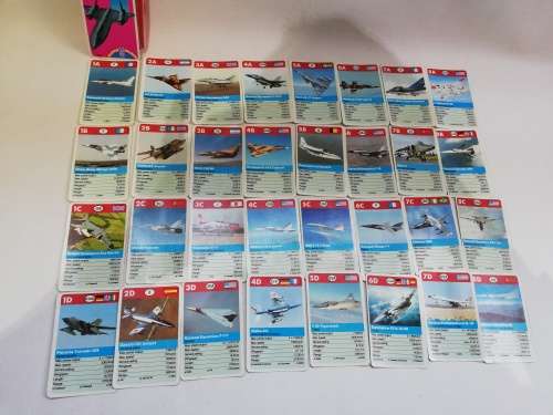 Vintage Super Trumps Jets made in western Germany!!!!