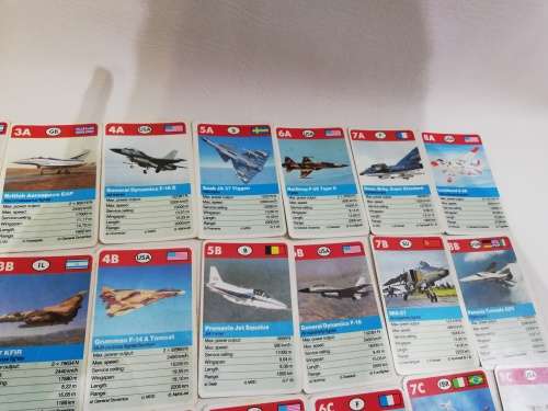 Vintage Super Trumps Jets made in western Germany!!!!