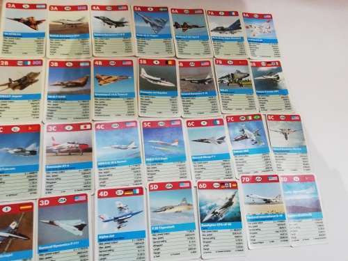 Vintage Super Trumps Jets made in western Germany!!!!